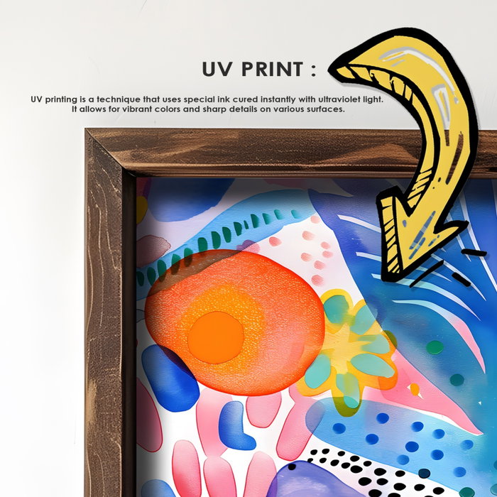 Wallity Cuadro Decorativo GE022-L Multicolor
